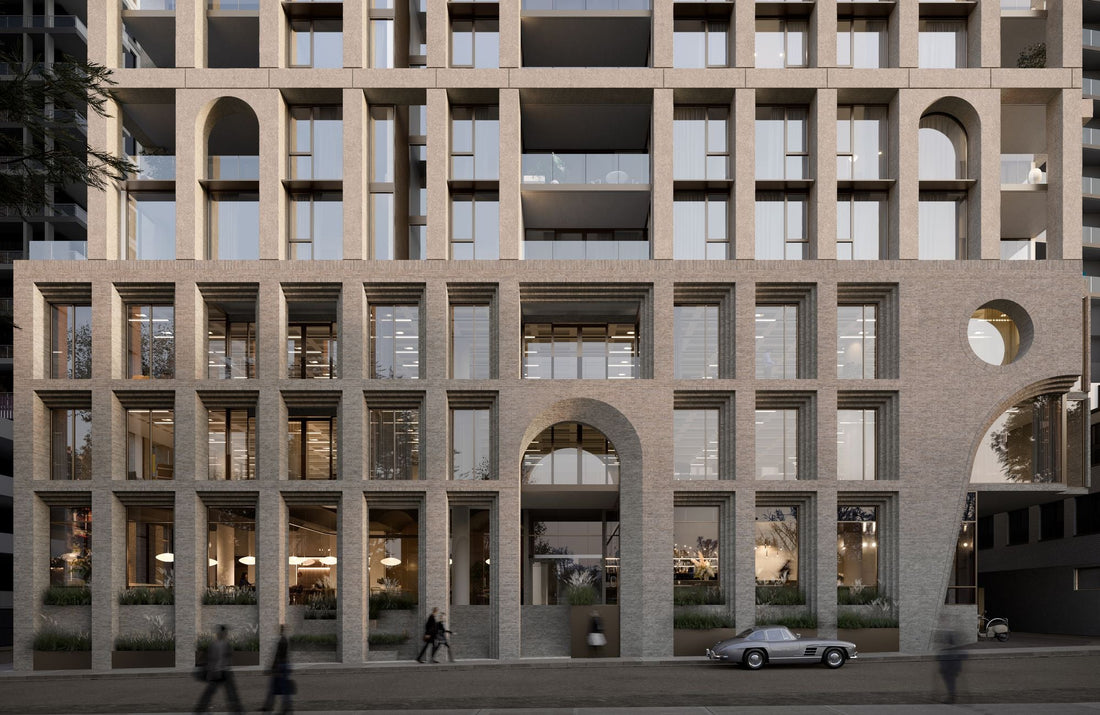 A Modern Classic brown apartment building in Melbourne, Australia