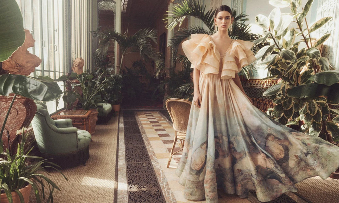 Feminine Maxi Dress with Ruffles at neckline