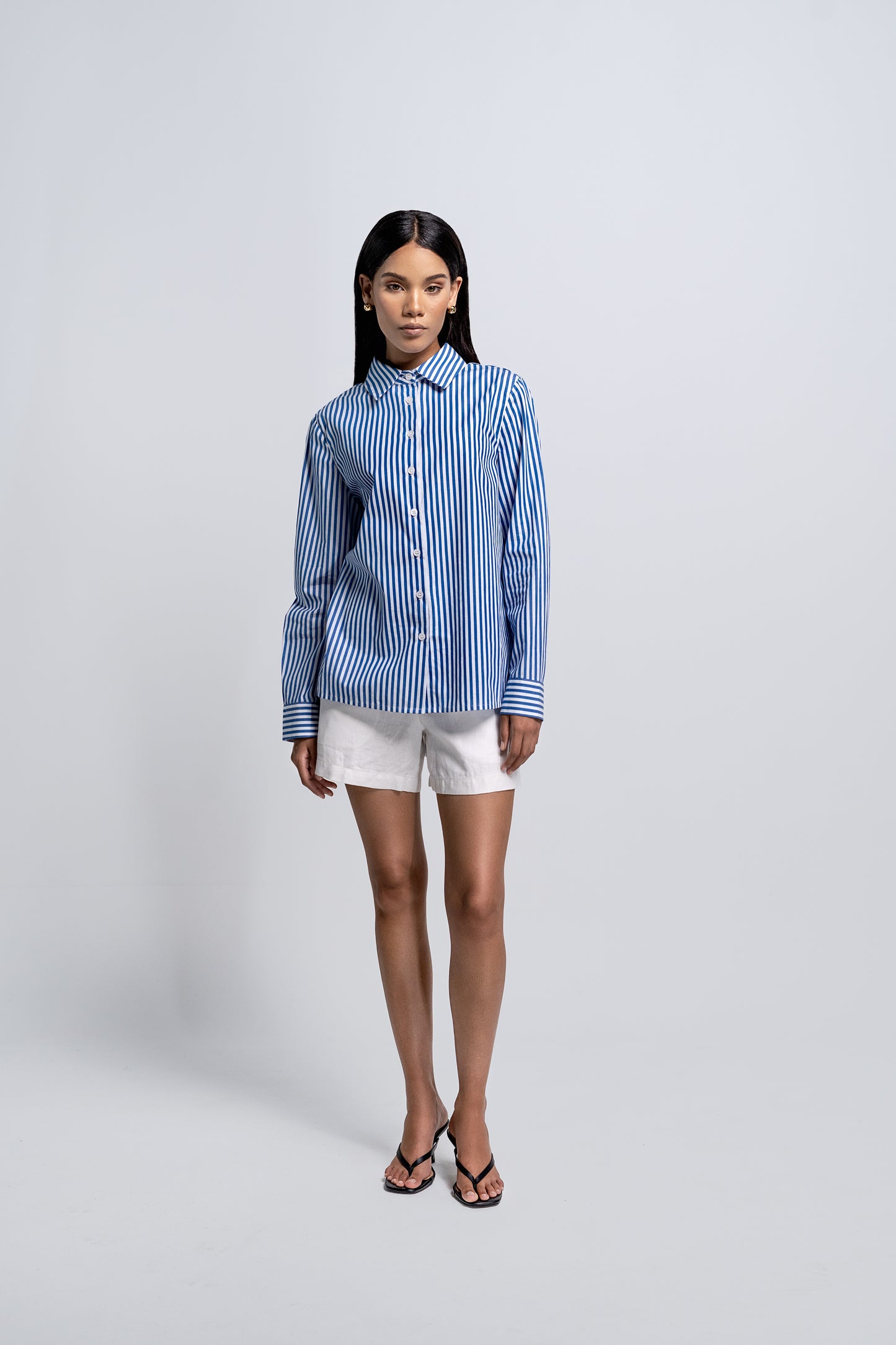 Petite Riviera Stripe Shirt